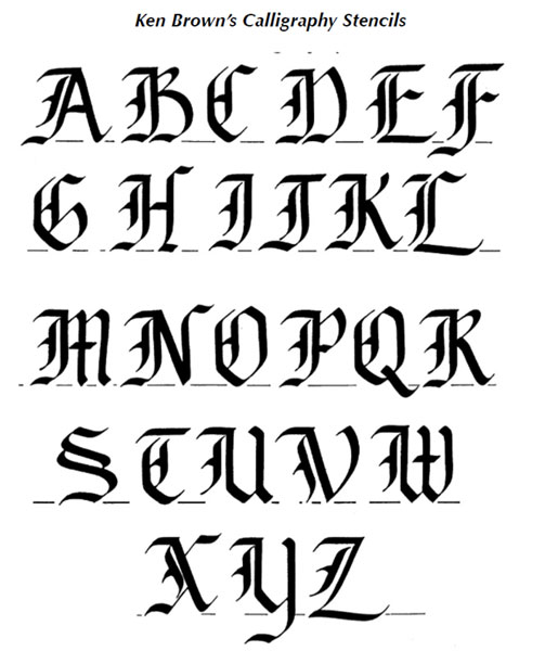 Old English Fonts